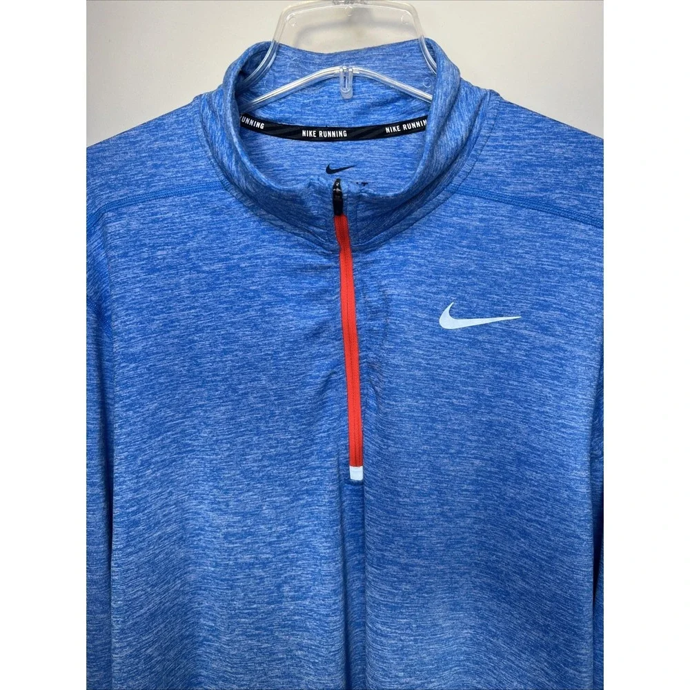 Nike Running Dri-FIT Element Men's L Blue 1/2 Zip Pullover 904946-435